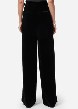 Rylie Velvet Pant in Black