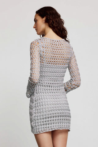 Significant Other Adley Mini Dress in Silver