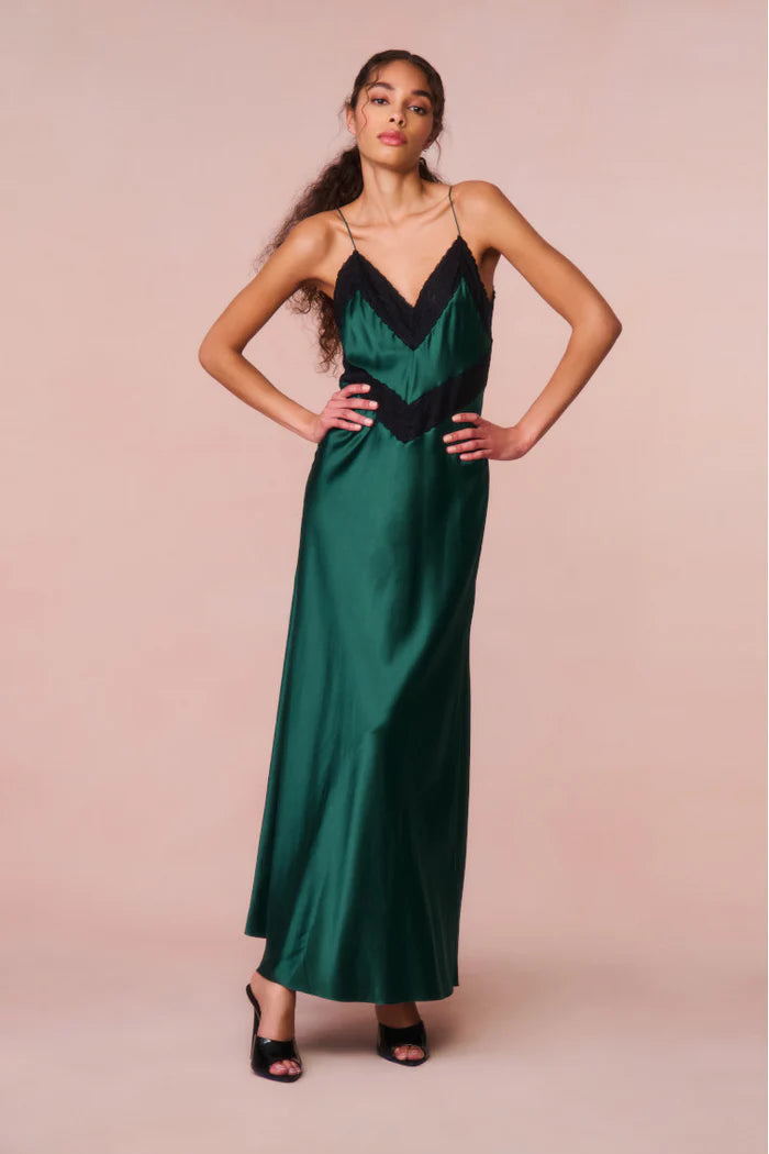Serita Dress in Emerald Green by LoveShackFancy Cattivo Serita Dress in Emerald Green by LoveShackFancy Cattivo