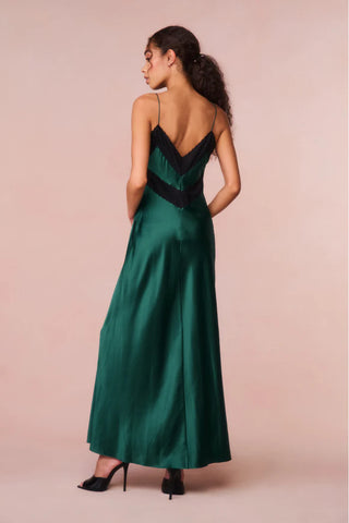 Serita Dress in Emerald Green