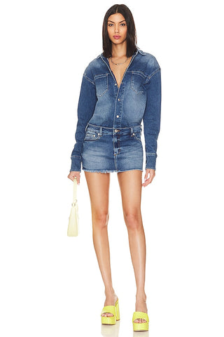 Ser.O.Ya Linda Denim Dress in Bayside