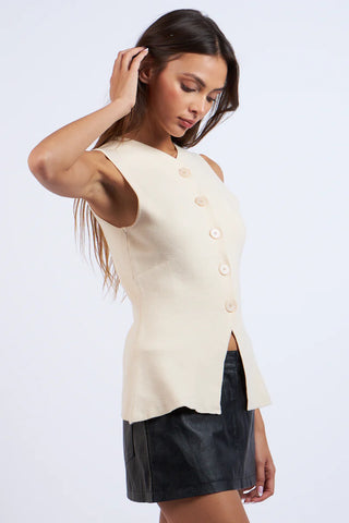 Charli Button Sweater Vest