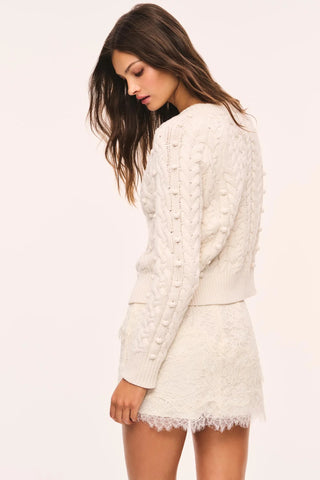 Solennea Lace Mini Skirt