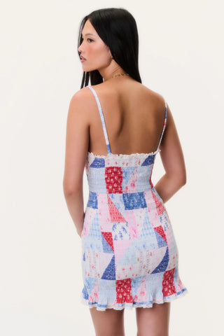 Solier Dress in Blueberry Sundae