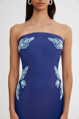 Significant Other Rosslyn Dress in Indigo