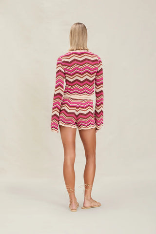 Solene Short in Berry