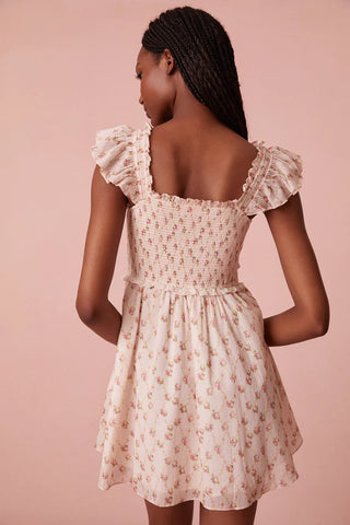 Loveshackfancy Sunshine Cotton Mini Dress