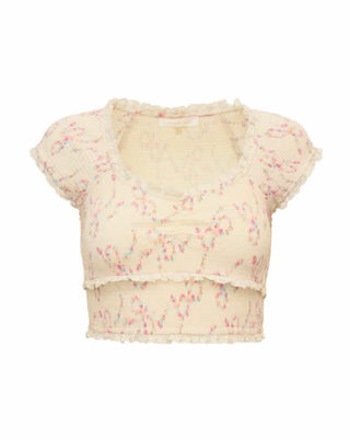 Cambron Top in Magnolia
