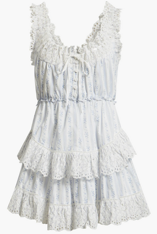 Zayan Dress in Sky Bonnet Blue