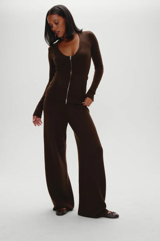 Sienna Zip Up Knit Sweater