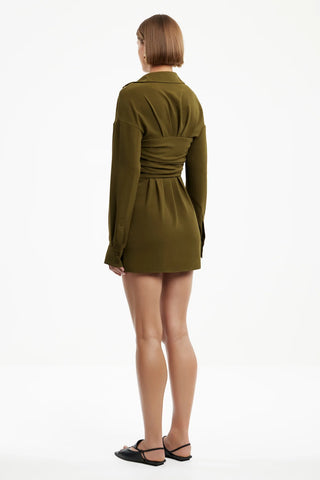 Solenne Long Sleeve Mini Dress