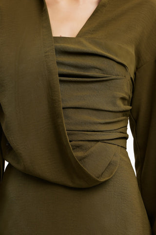 Solenne Long Sleeve Mini Dress