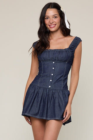 Southern Dream Denim Mini Dress