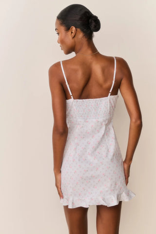 Stephania Dress in Chapparal Blue