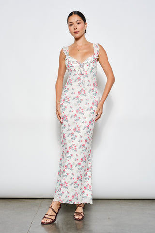 Strawberry Soiree Maxi Dress