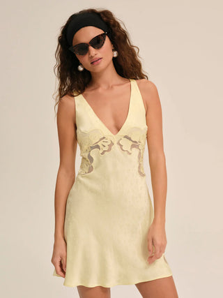 Sunrise Mini Dress in Yellow