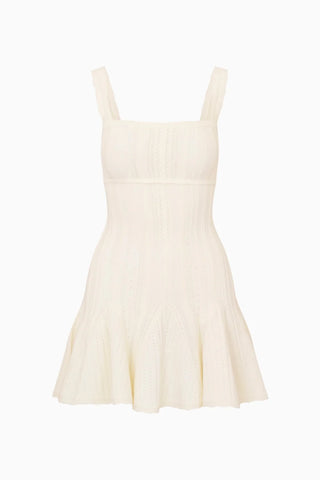 Tabatha Dress in White Tea
