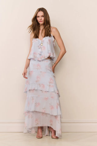 Soleia Skirt in Blue Roan