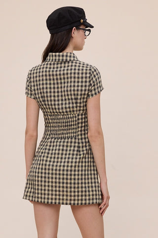 The Chase Checker Mini Dress