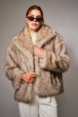 Two Faced Faux Fur Jacket
