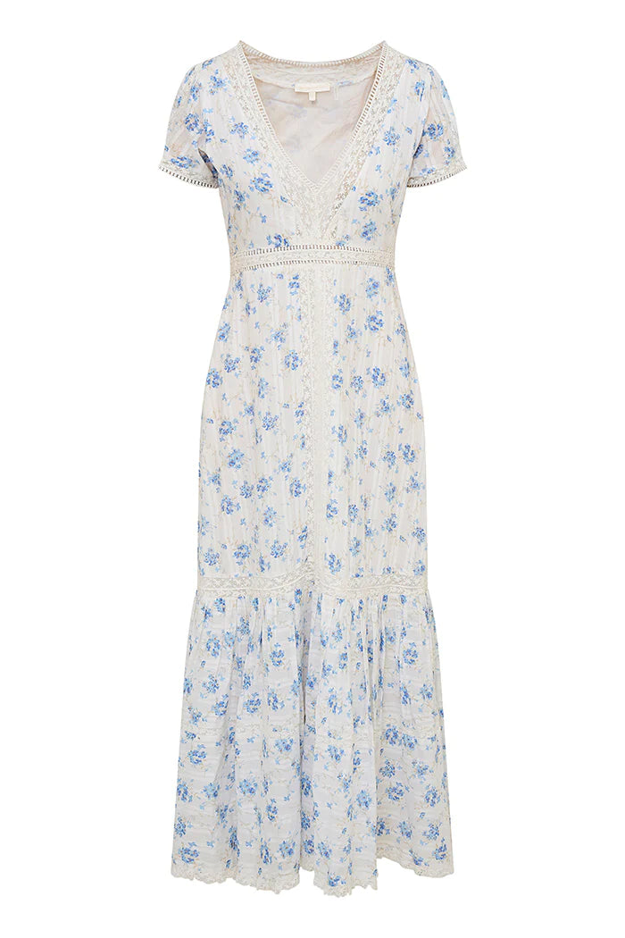 Loveshackfancy Vermella Maxi Dress in Skysail Blue – Cattivo