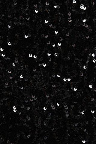 Velvet Sequin Micro Mini Skirt