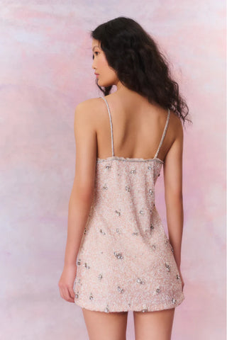 Windson Mini Dress in Heavenly Pink