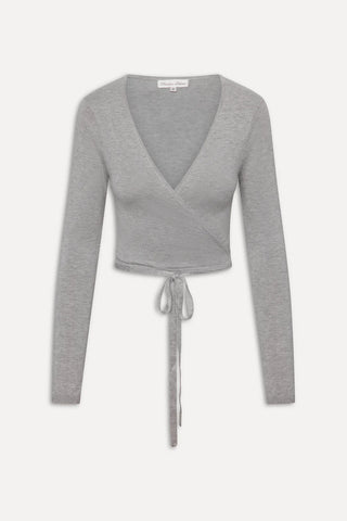 Whisper Knit Wrap Top
