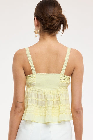 Ruffle Lace Cami