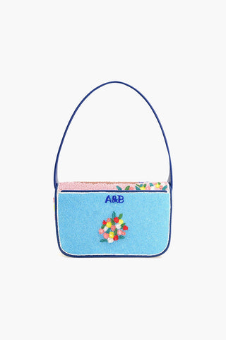 Santorini Dreams Beaded Shoulder Bag