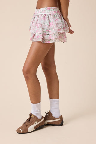 Strawberry Garden Mini Skort