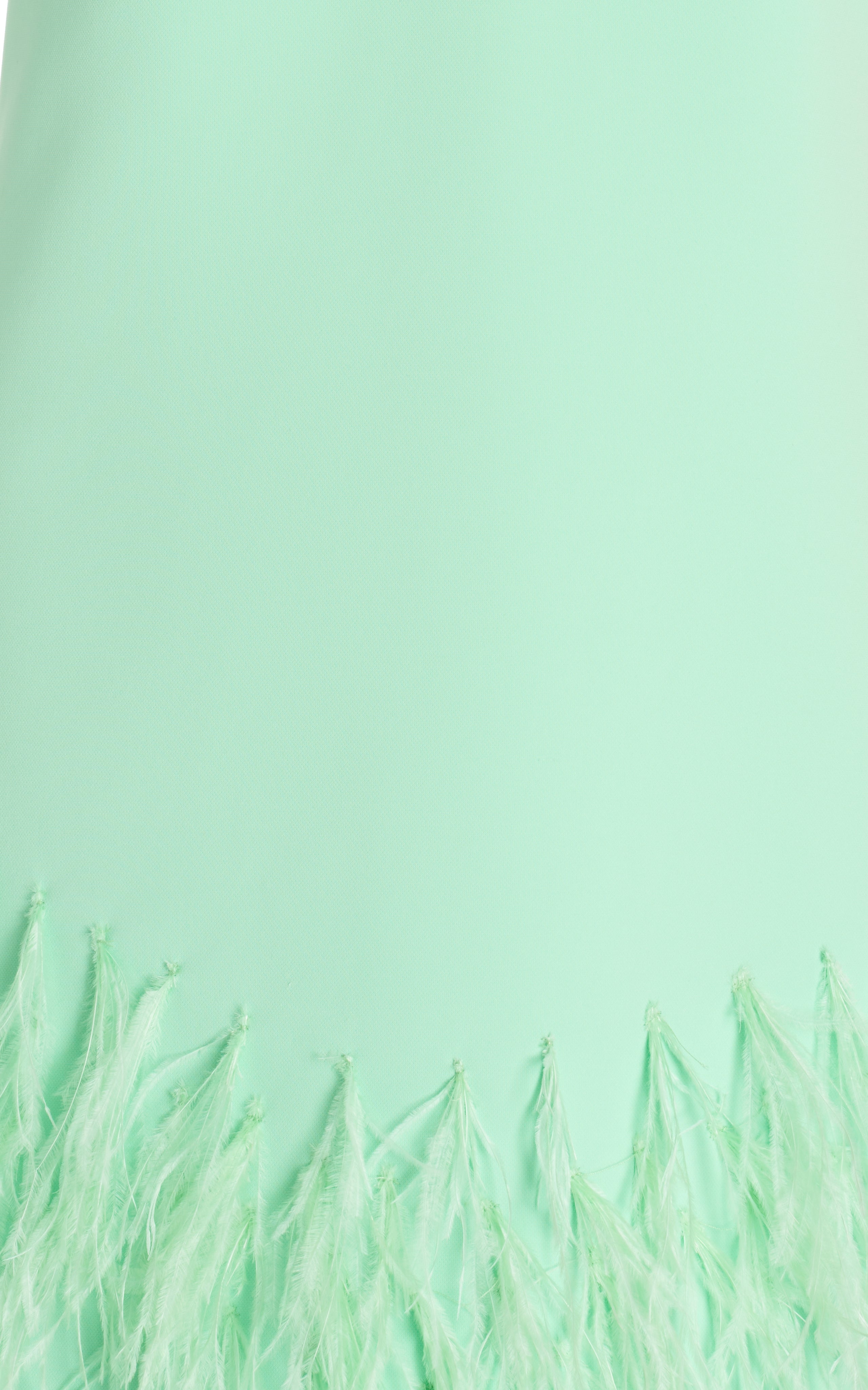 Alexis Bristal Feather Trim Dress in Green Alexis Bristal Feather Trim Dress in Green