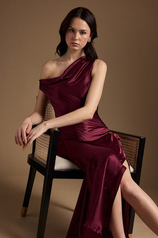 Shiraz Satin Maxi Dress