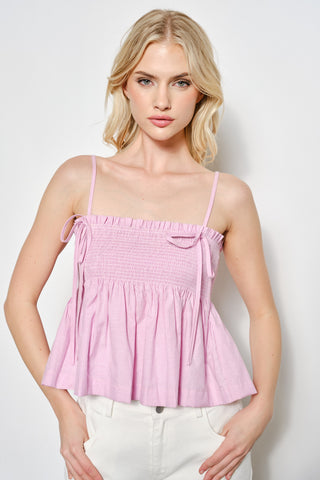 Brianna Smocked Cami