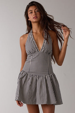 Harvest Magic Halter Dress