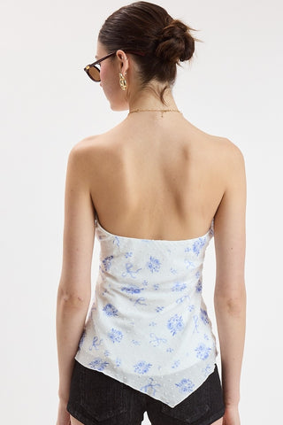 Baby Bleu Bow Top