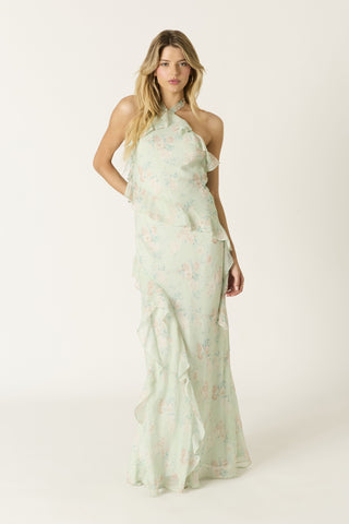 Verdant Reverie Maxi Dress
