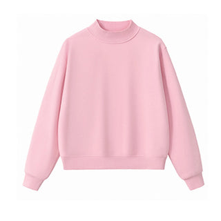 Everyday Basic Mock Neck Sweatshirt