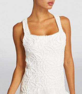 Charo Ruiz Fyssa Mini Dress in Off White