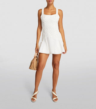 Charo Ruiz Fyssa Mini Dress in Off White