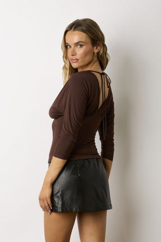 Carrie Faux Leather Mini Skirt