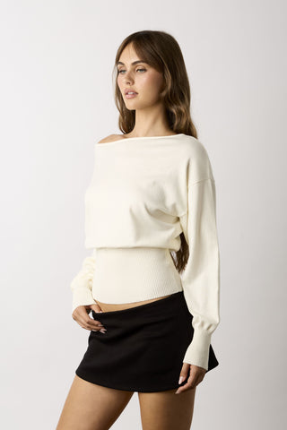 MacKayla Off Shoulder Sweater