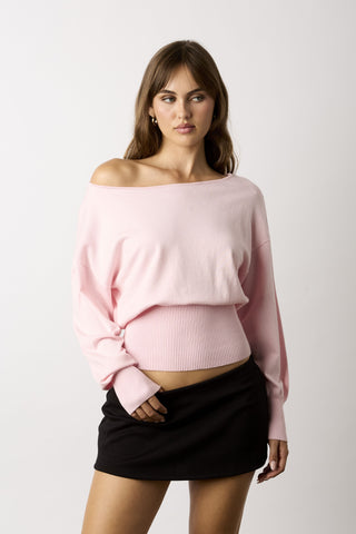 MacKayla Off Shoulder Sweater