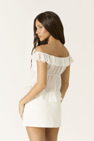 After Hours Ruffle Top