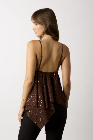 The Vesper Sequin Cami