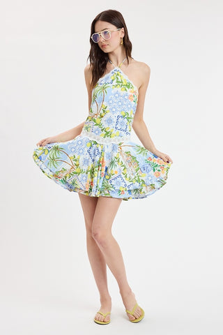 Citrus Riviera Mini Dress