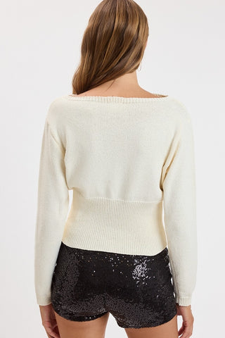 Arielle Off Shoulder Sweater