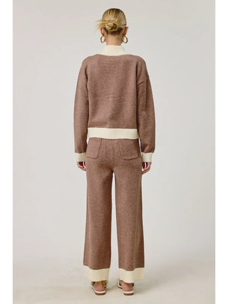 Delaney Zip Up Knit Cardigan