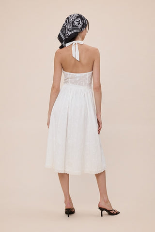 taylor lace midi dress NWT Erdem Melora Asymmetric Lace Midi Dress Sky Blue US 4 *Worn by Taylor Swift*