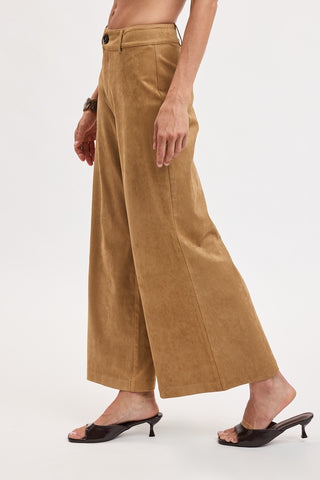 Simply Suede Wide Leg Pants